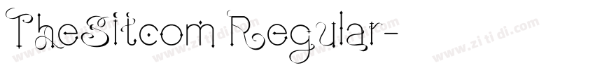 TheSitcom Regular字体转换 TheSitcom Regular字体转换